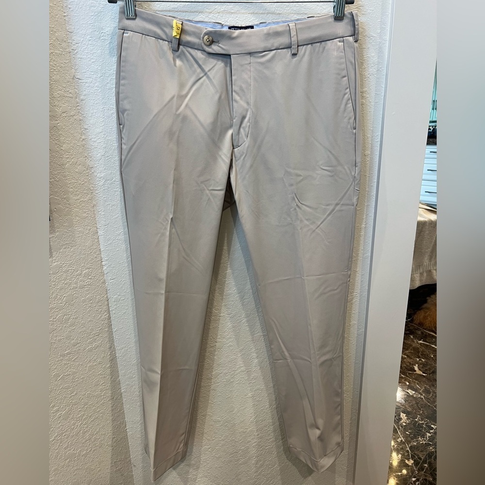 Men’s Peter Millar Surge Performance Trouser- Tan- 33X28 - Picture 3 of 10